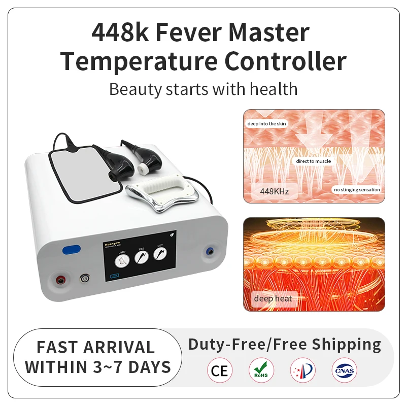 High-quality INDIBA 448KHZ Tecar CET RET Tighten the Skin Losing Weight Burn Fat Clusters Massage Shaping Machine Relieve Soreness JMD Bio-Microcurrent