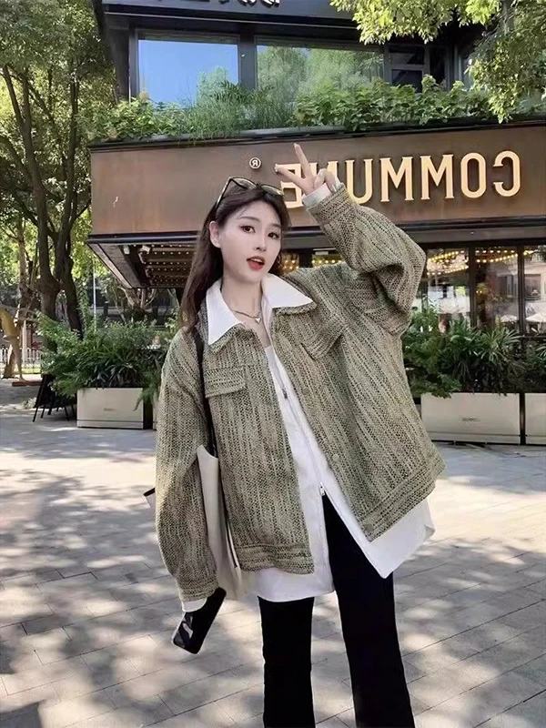 

Свободный женский тюнер в стиле пэчворк больших размеров, весна-осень, большой, маленький, Fraance, полиэстер, нейлон...