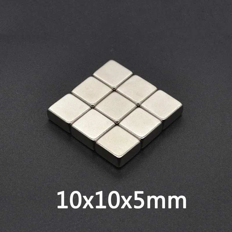 10x10x5 mm Block Powerful Magnet 10*10*5 mm For Home Refrigerators, Offices DIY 10x10x5mm