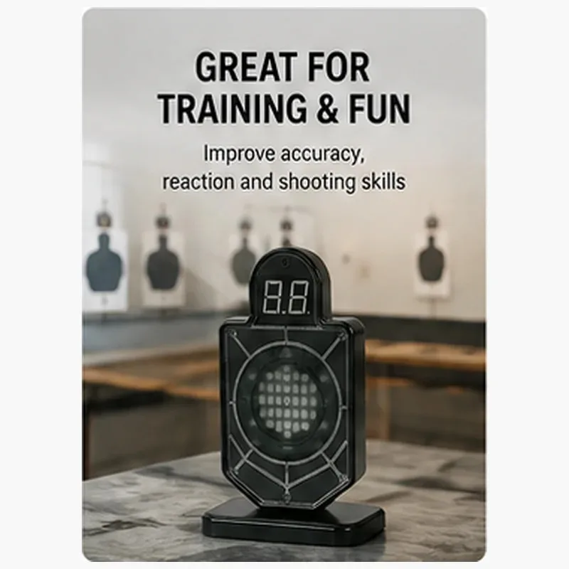 Stable‑Base Color‑Light Laser Leisure Target, Electronic Score‑tracking Sensing Prop for Casual Backyard Gathering