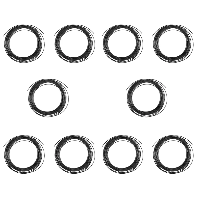 

A04G-10Pcs 10M ABS 3D-филамент для 3D-принтеров и 3D-ручек, 1,75 мм - черный