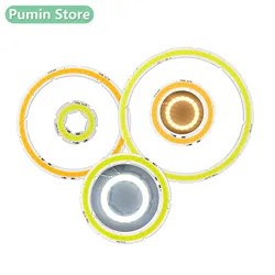 New LED COB Light Angel Eyes Source Annyal Shape DC12V 30mm 50mm 70mm 90mm 110mm Warm White Cold White LED Chip Car Light Bulb