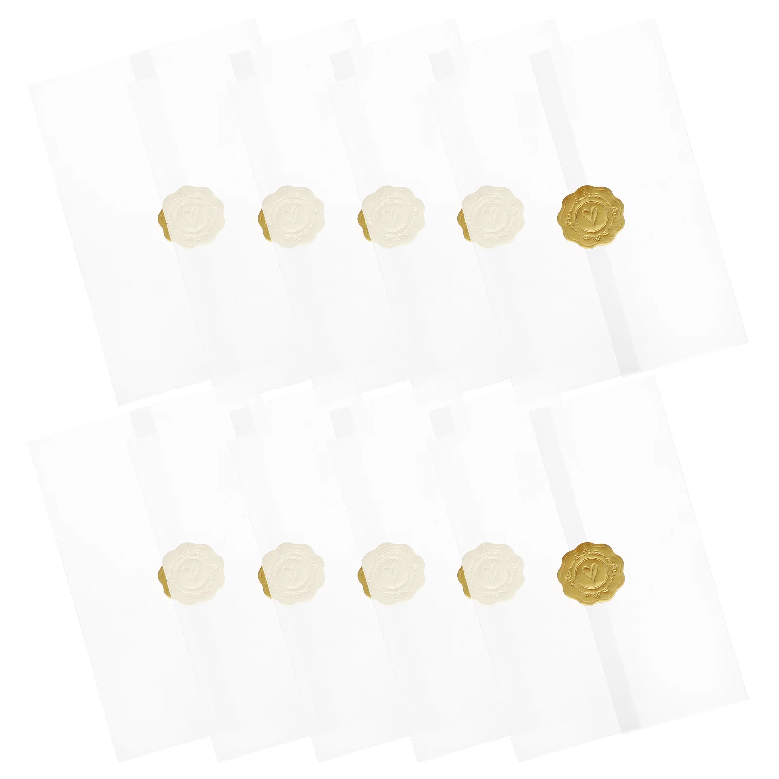 Envelope Cards Wraps for Invitations Envelopes Translucent Design Wrapping Multi-function Clear Greeting Blank