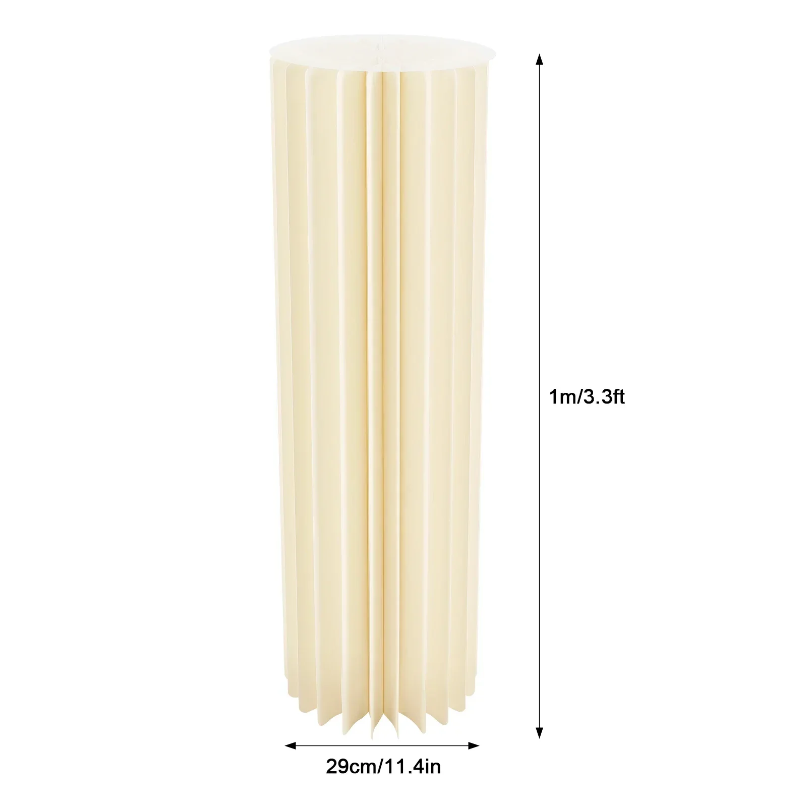 Упаковка из 2 картонных подставок для цветов, складная картонная цветочная колонна, свадебное украшение с 2 акриловыми пластинами для украшения