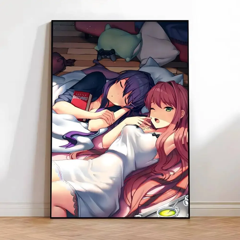 Anime Game Doki Doki Literature Posters HD-Druck, Vintage-Wandkunst, Dekoration für Zuhause, Arbeitszimmer – Detail 6