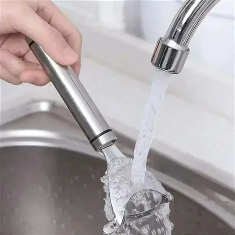 

1pcs Stainless Steel Manual Corn Stripper Corncob Shaver Planer Thresher - Kitchen Accessory for Melon Fruit Pelling