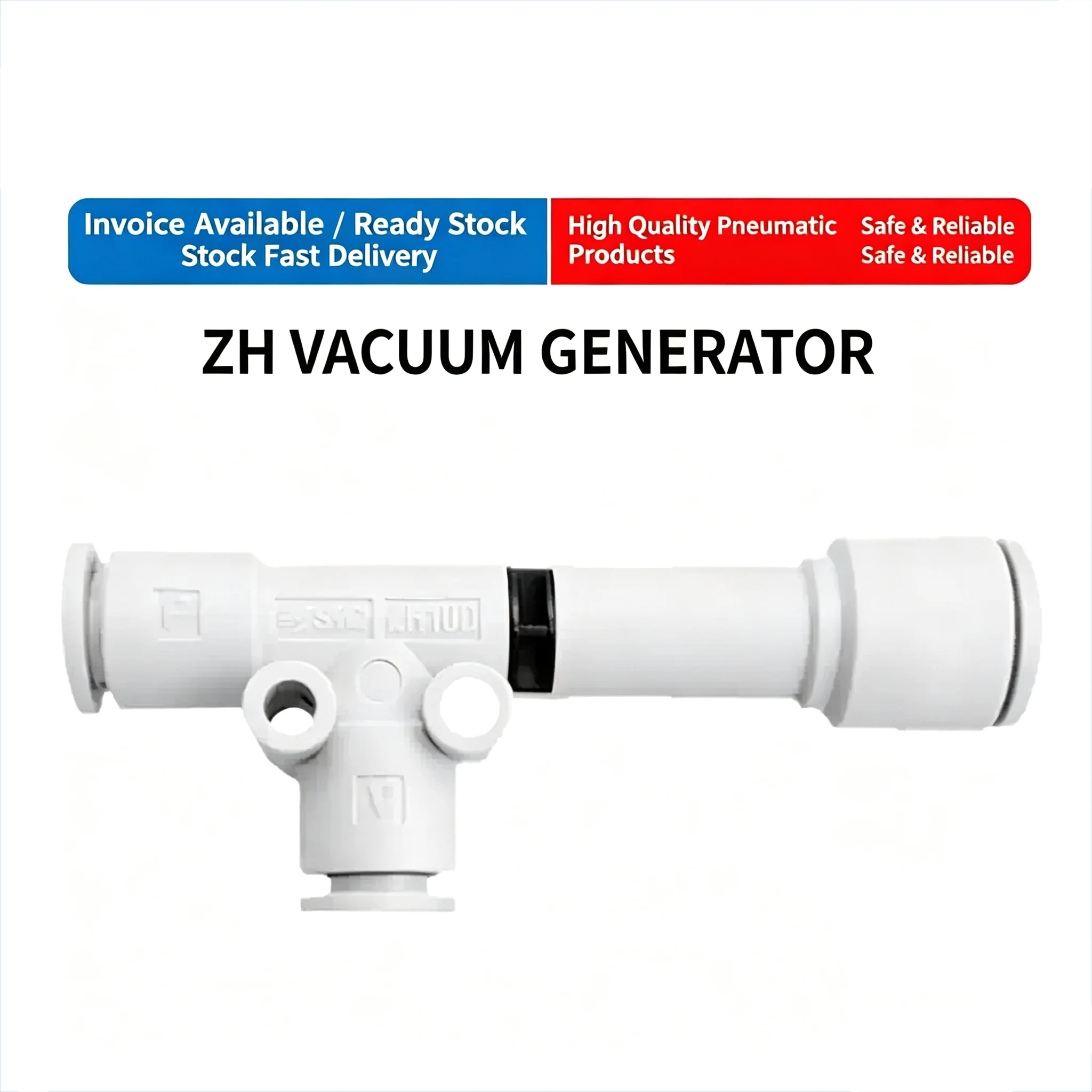 ZH13DS ZH05DS-06-06-06 ZH10DS-06-06-08 ZH13DS-08-10-10 ZH07DS-01-01-01 Vacuum Ejector Body Ported Type ZH ZH05DS ZH07DS ZH10DS