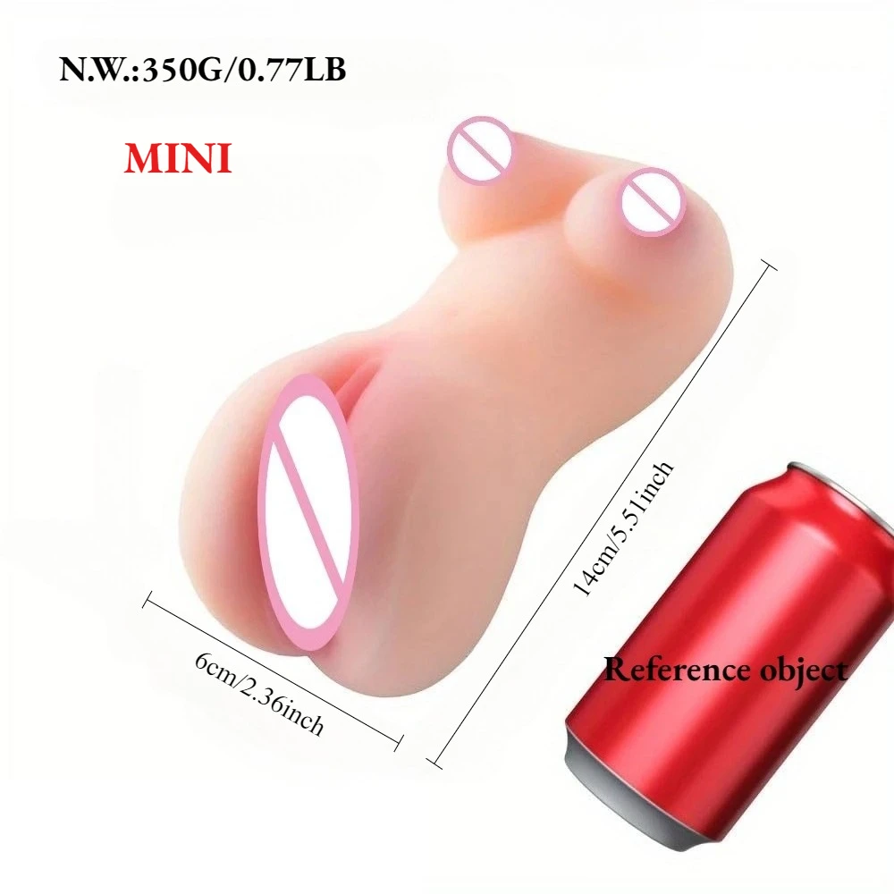 Portable Pocket Pussy Soft Realistic Vagina Male Masturbator Food Grade Silicone Masturbation Cup Waterproof 18+Sex Toys for Men view 5