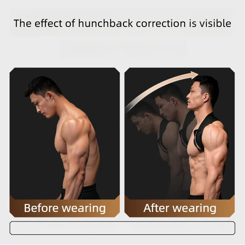 

Back Posture Corrector for Men Adults Shoulder Brace Hunchback Invisible Chest Support Posture Straps Daily Use Breathable