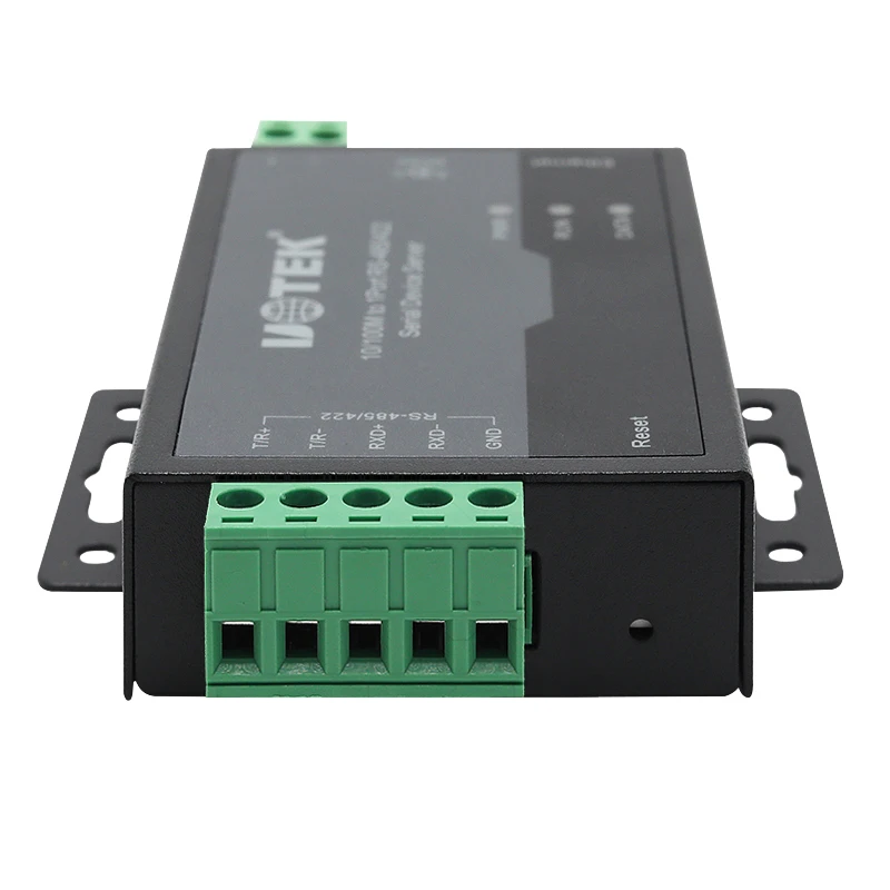 UOTEK 10/100M TCP/IP do RS-485 RS422 Serial Device Server z ochroną 4KV ESD Obsługa MCP VCOM UT-6801BMT