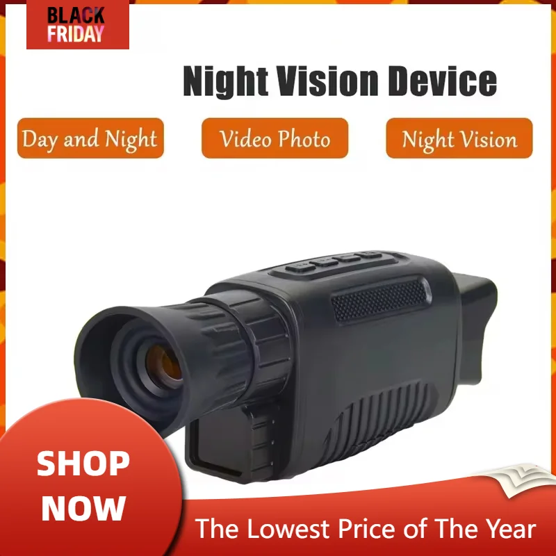 

Monocular Night Vision Device 1080P HD Infrared 5x Digital Zoom Hunting Telescope Outdoor Day Night Dual Use 100% Darkness 300m