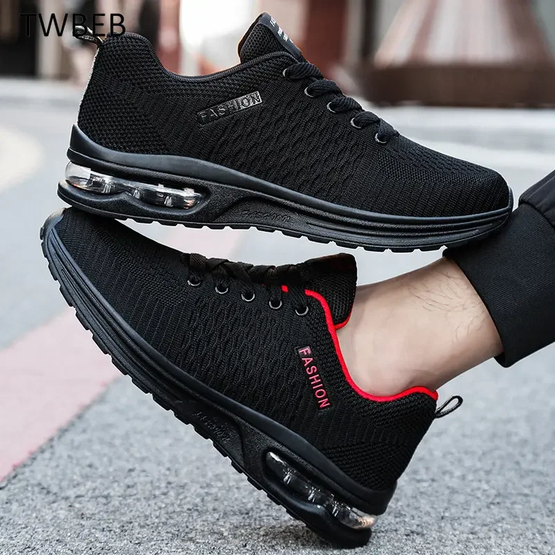 

Summer Mesh Men Casual Shoes Fashion Breathable Sneakers Comfortable Lightweight Walking Footwear Male Running Sport Shoes