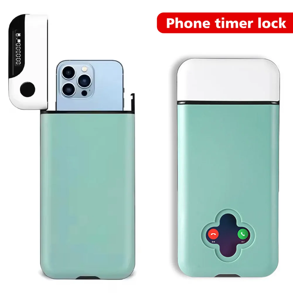 Portable Mobile Phone Lock Box Limit Cell Phones Use Self-regulating Timed Smart Phone Lock Case Self-Discipline Keepin Box