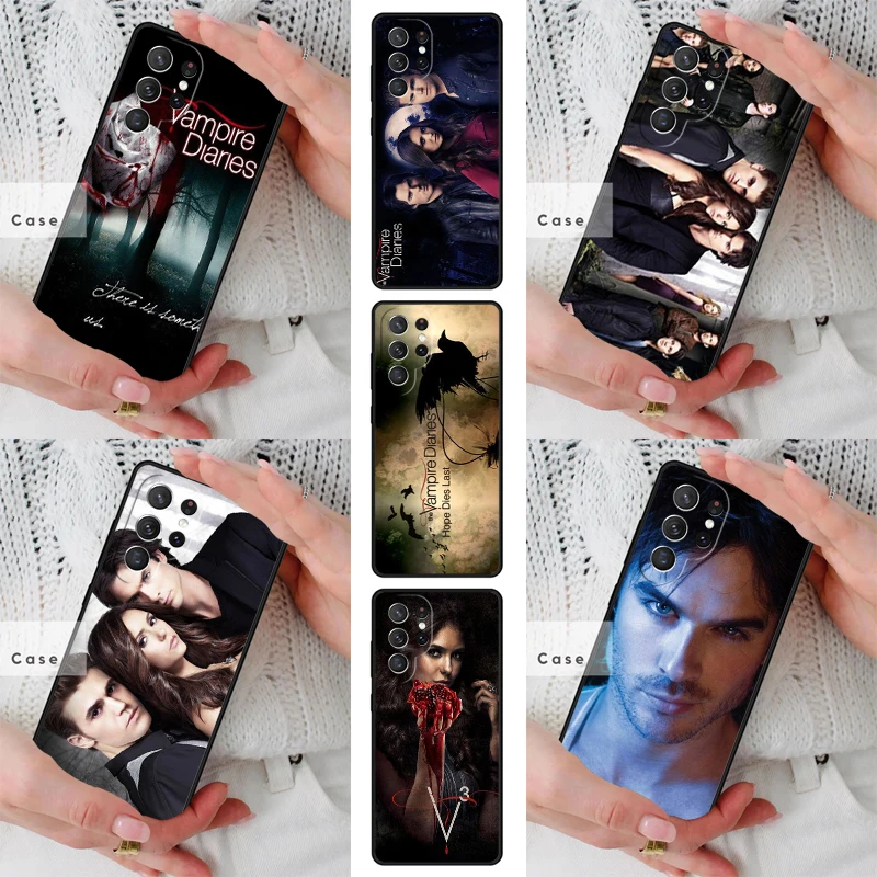 The Vampire Diaries TV Series TPU Phone Case for Samsung Galaxy S26 S25 S24 S23 S22 S21 S20 Note10 Plus FE Ultra Cover