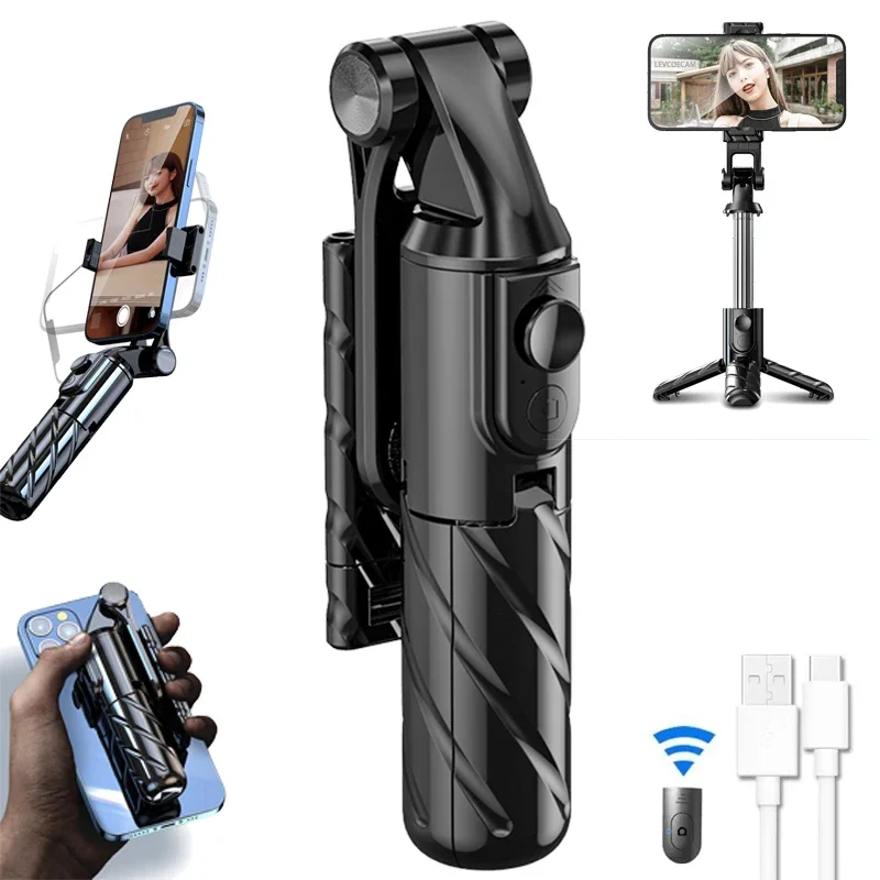 Flexible Aluminum Portable Wireless Selfie Stick Bluetooth Tripod Mini Phone Stand with Remote for Smartphone iPhone Selfiestick