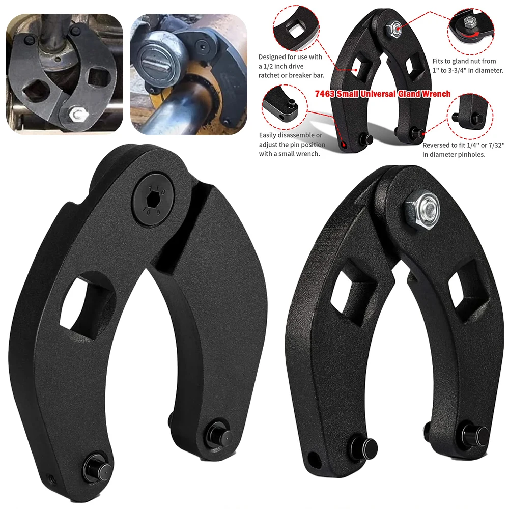 

Регулируемый гаечный ключ 1266 и 7463, универсальный гидравлический цилиндрический гаечный ключ для большинства сельскохозяйственных и строительных принадлежностей