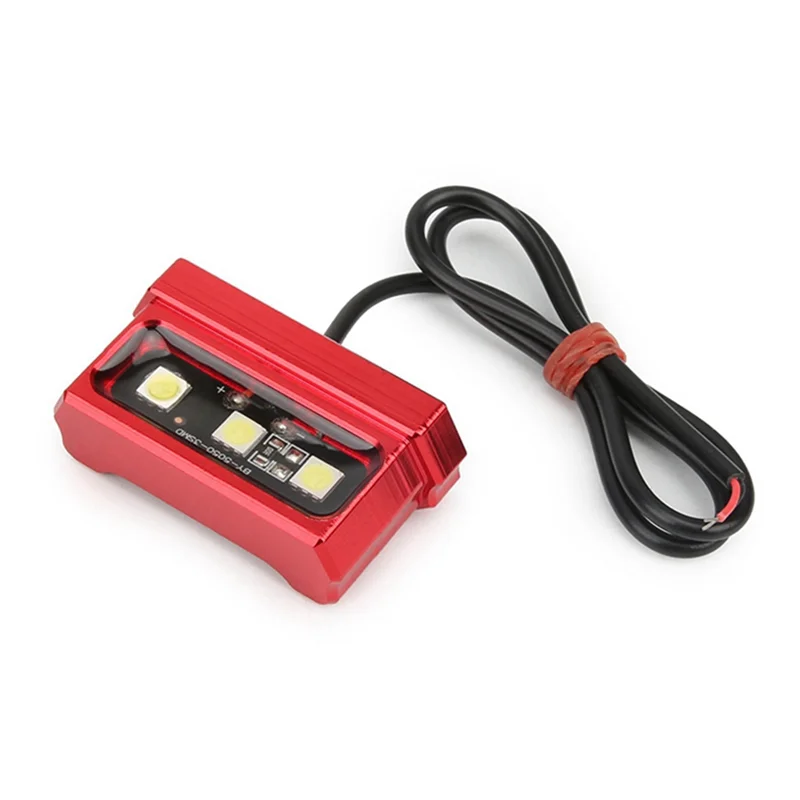 

Dependable-LED Motorcycle License Plate Light Decorative Lamp Universal Aluminum Alloy Rear Tail Light License Plate Holder Ligh