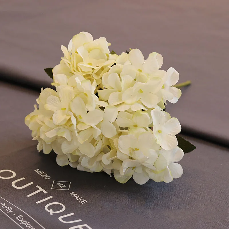 Artificial flowers silk hydrangea high quality retro fake flowers for wedding party home decor diy silk flowers