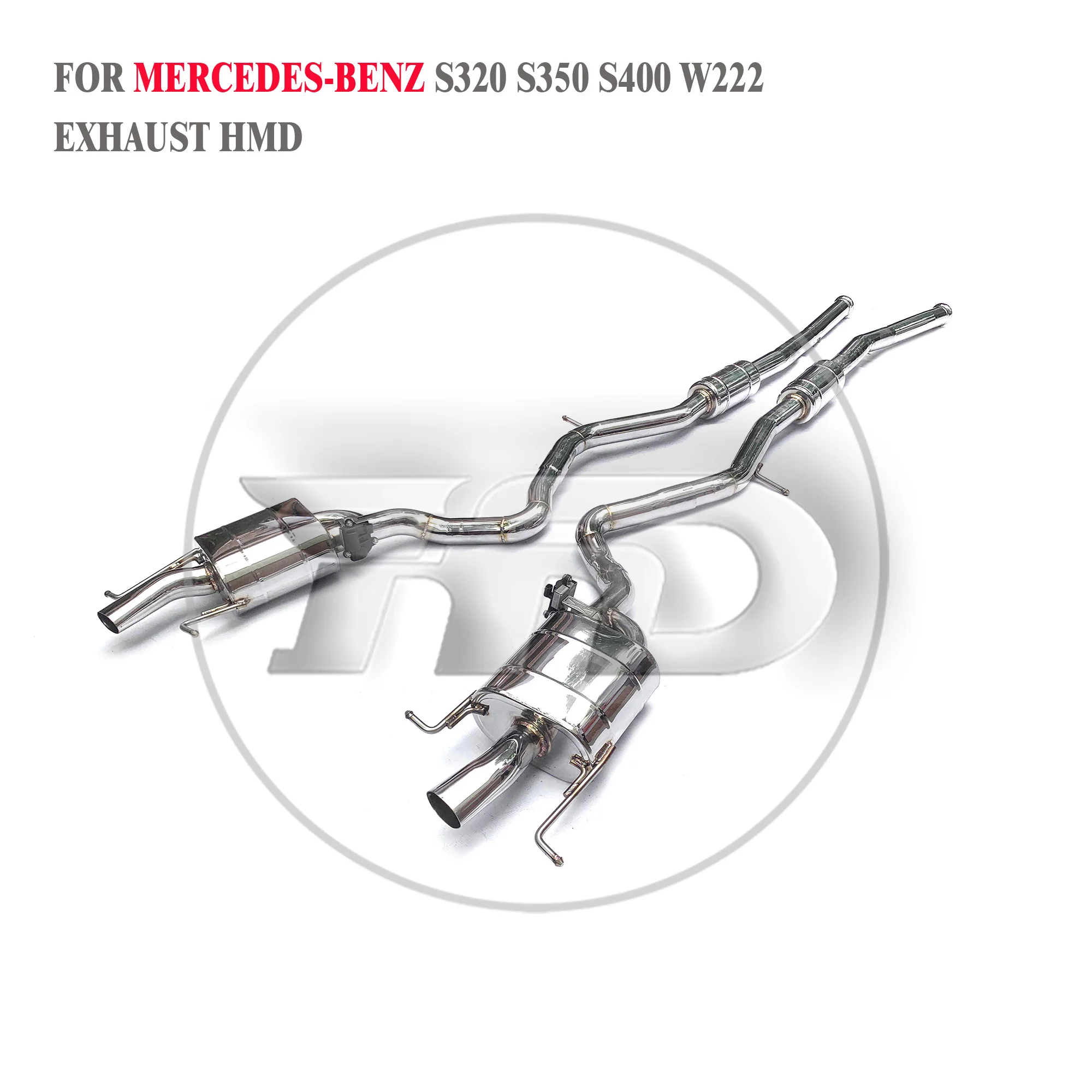 

HMD Stainless Steel Exhaust System Performance Catback is Suitable for Mercedes Benz S320 S400 S450 W222 Car Muffler With Valve