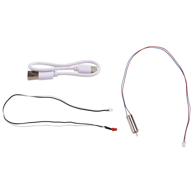 BEDW-RC Helicopter Upgrade C138 Staart Motor + Achterlicht + USB Kabel Voor RC ERA C138 Bell 206 1:33 RC Helicopter Onderdelen