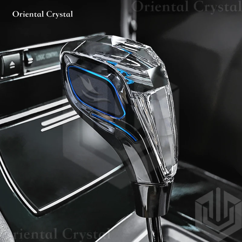 Crystal Shift Knob, Suitable For Toyota/Kia/Mitsubishi/Lexus/Nissan/Volkswagen/Mazda/Alfa/Chevrolet/Seven Color Led Gear Head