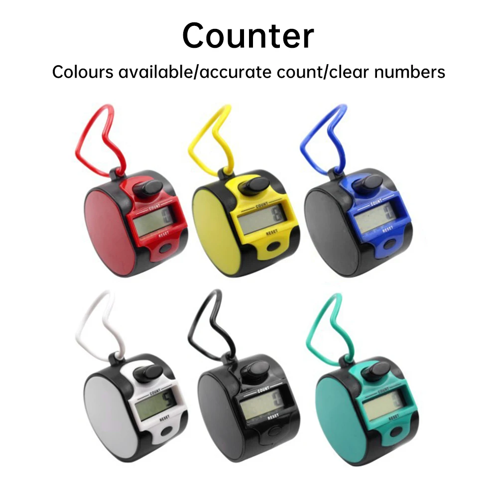 Electronic Counter 0-99999 5 Digital Mini Ring Counting Electronic Counting Convenient Tool Counter Easy To Use Counter