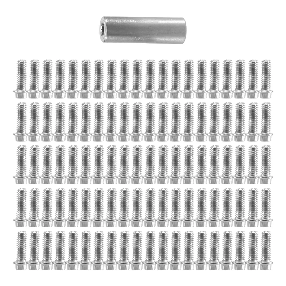 AS96 100 Stück 1,9 2,2 Felge Imperial M2 Schraube Dekoration für 1/10 RC Crawler Axial SCX10 90046 AXI03007 Traxxas TRX4,A