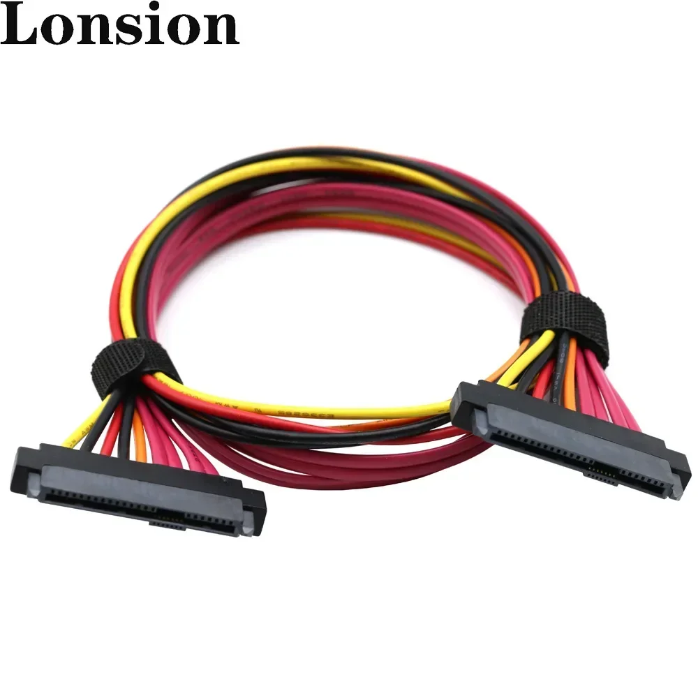 Reliable SAS SFF-8482 29P Female to SFF-8482 Female PC Hardware Cable for Server Hard Drive Conversion
