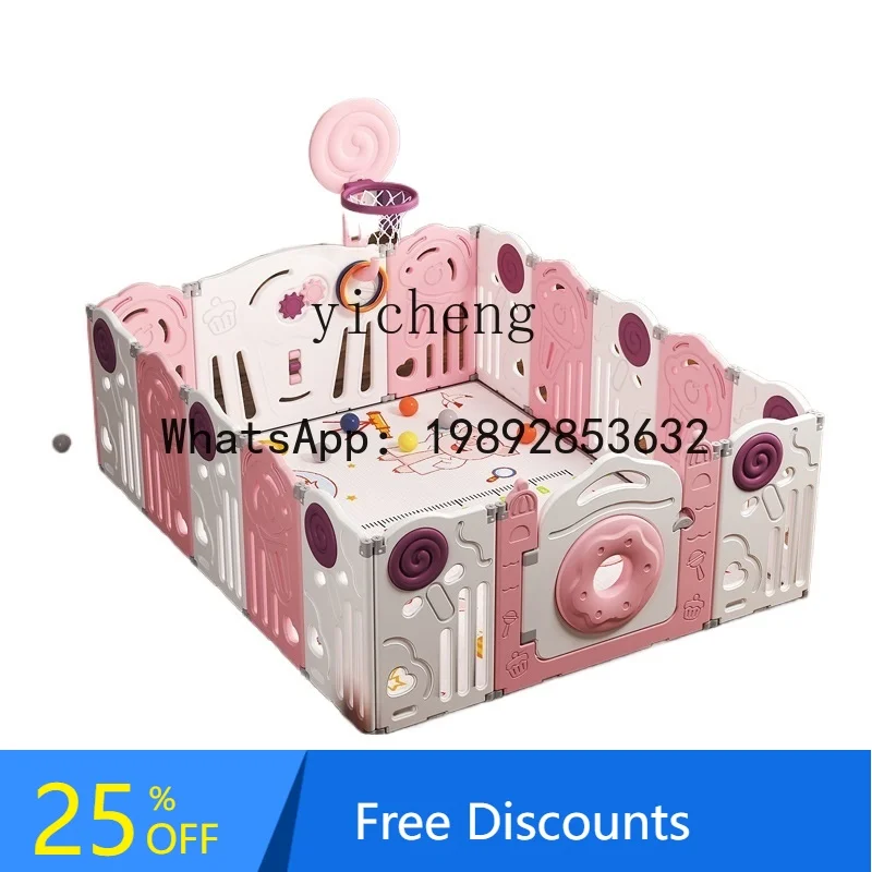 ABC Children's Game  Household Baby Floor Folding Anti-Fall Crawling Mat Fence Toddler Protective Grating