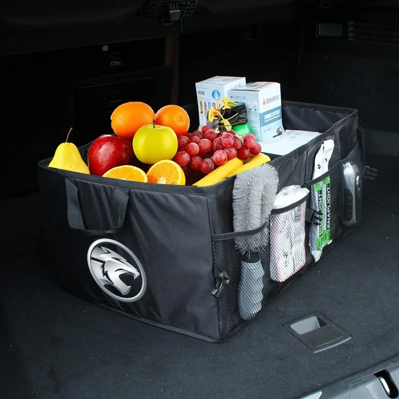 Автомобильный багажник коробка для хранения большой емкости складной органайзер для Proton Exora irice R3 Wira Сага Satria Magma X50 V6 X70 L3 аксессуары