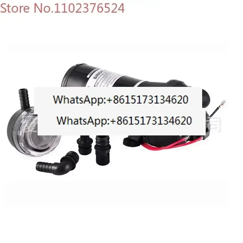 1pcs FL-40 Mini RV Diaphragm Pump 12V DC Self Priming Booster High Flow for Household Yacht
