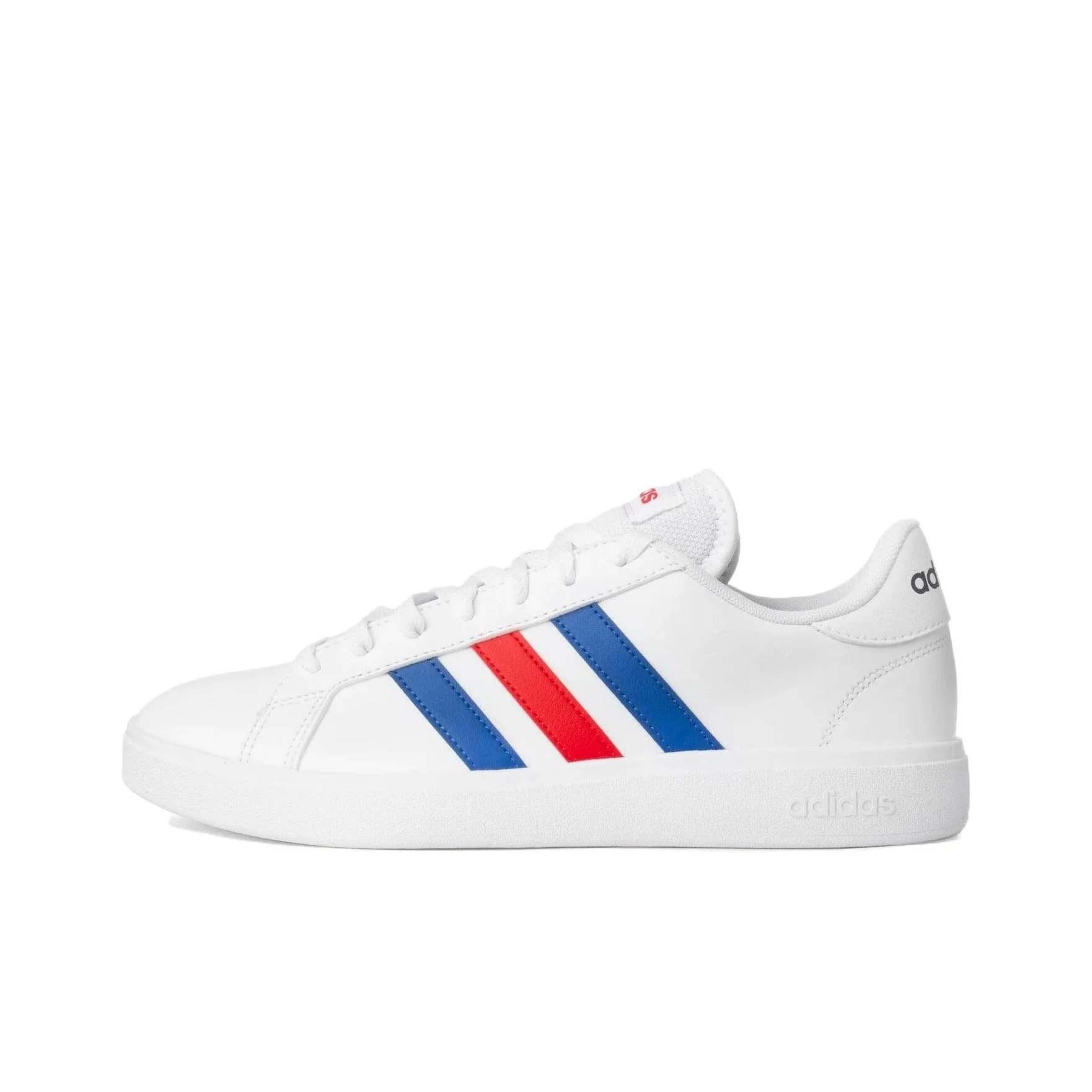 Adidas Neo GRAND COURT Abrasion Resistant Abrasion Resistant Low top Skateboard Shoes Men's White Red Blue GW9252