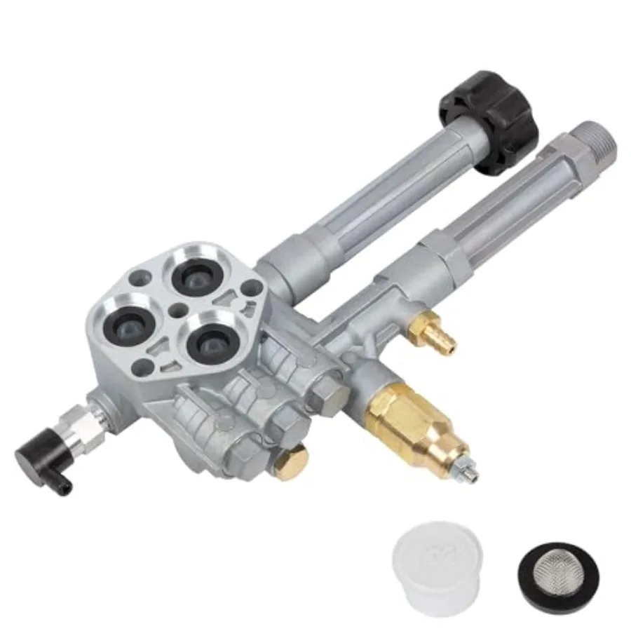 

Pressure Washer Pump Head Assy AR42940 Compatible with Troy Bilt SRMW2.2G26 RMW2.2G24 RMW2G20 RMW2G23B Complete Pump He