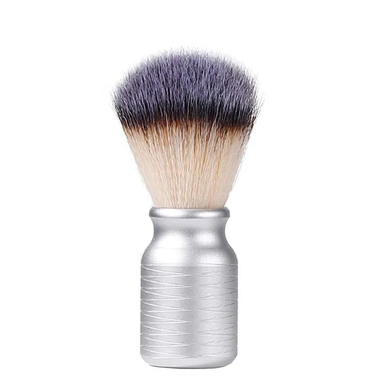 

New Men's Gift Silvertip Imitation Badger Hair Shaving Brush Metal Handle Barber Tool Comfortable Shave ﻿