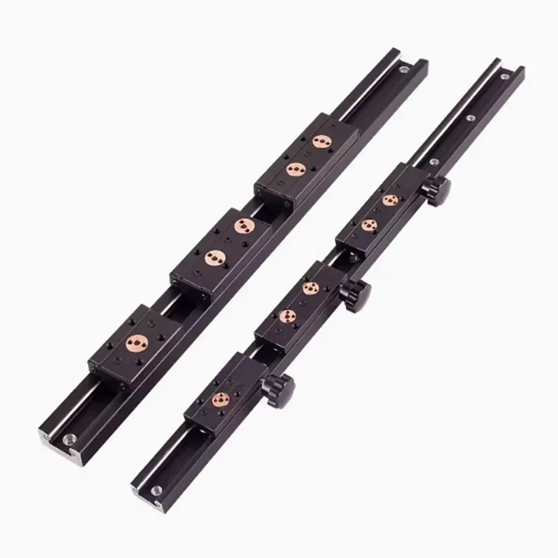Blackening Built-in dual-axis linear guide 28mm SGR10 Roller slide 1 set: 1 SGB10 block and 1 SGR10 Woodworking guide cnc