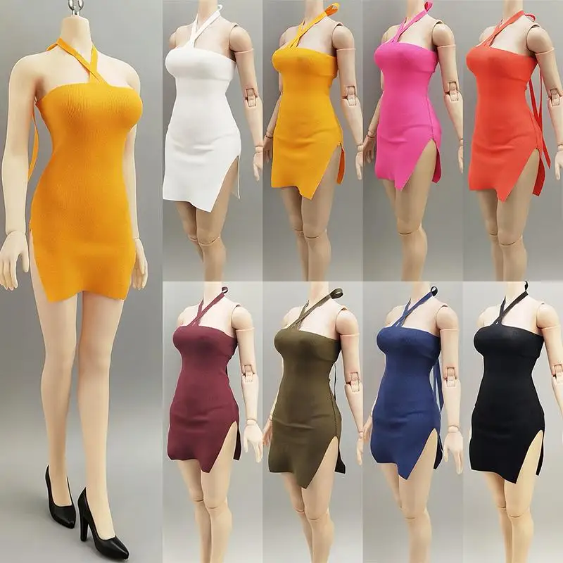 1/6 Scale High Neck Swimsuit Outfit For 6 Inch Female Soldier Action Figure Body Mini Dolls Decoration Accessories view 4