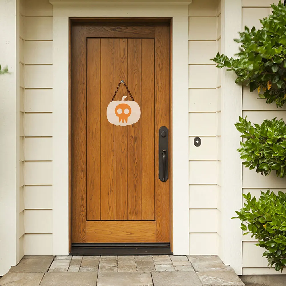 

4Pcs Halloween Pumpkin Wooden Slices Unfinished Wood Cutouts DIY Graffiti Craft Decorations Kids Painting Supplies