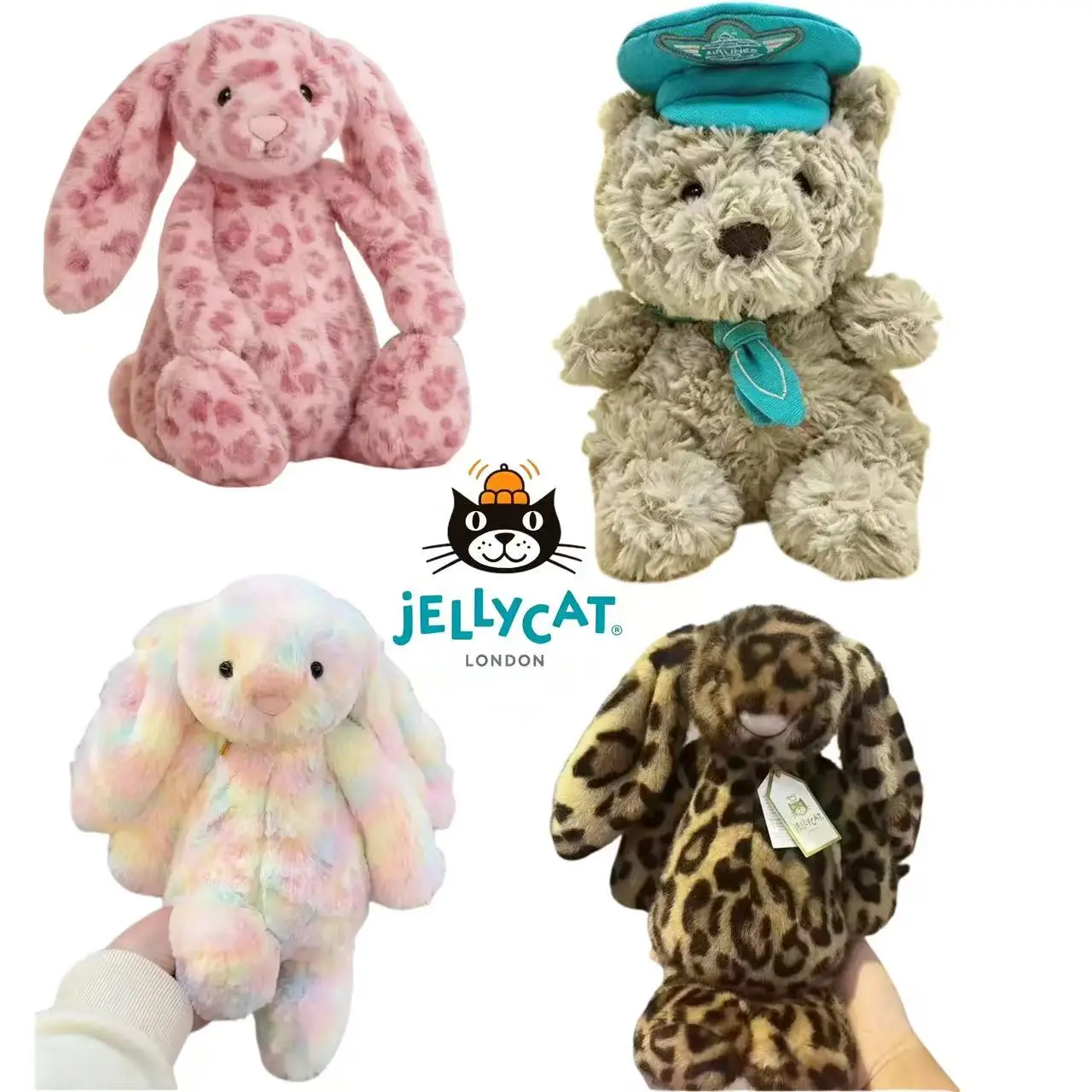 

JELLYCAT Plush Toys JC PlushToys: Love Series; Rabbit Series; Dragon Series; Turtle Series; Bear Series; Clover and Other Dolls
