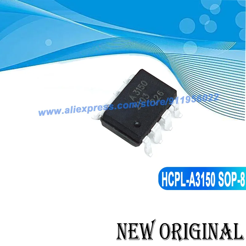 (5 Pieces)  HCPL-A3150 HCPL-3150 A3150 SOP-8  IGBT