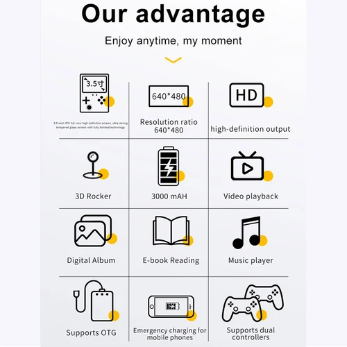 Imagen 2 del producto La consola de juegos GB350 tiene más de 20000 juegos integrados y admite funciones como libros electrónicos, reproductores de música, reproductores de videojuegos, etc.