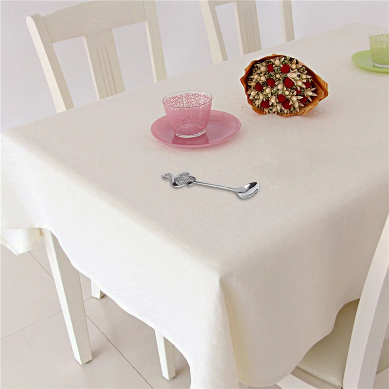 

A64K 48Pcs Cute Music Theme Tea Stirring Spoon Coffee Spoon Stainless Steel Note Shape Small Ice Cream Dessert Scoop