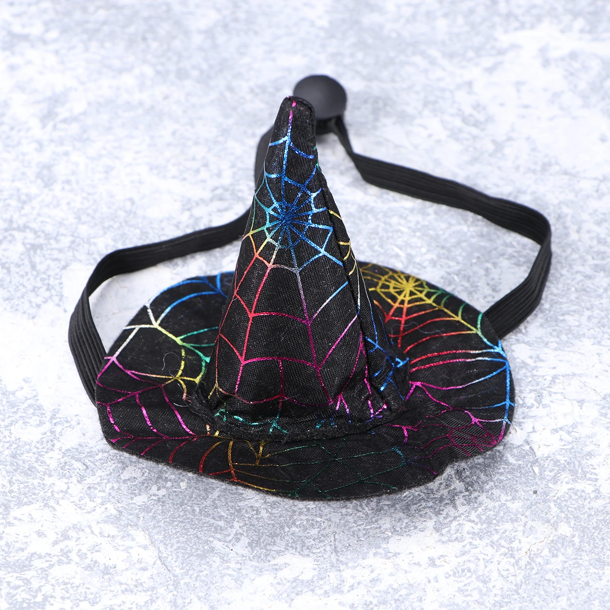 

Funny Headdress Witch Hat Soft Fabric Adjustable Size Halloween Christmas Cat Pet Cosplay Decor Dog Cosplay Decor