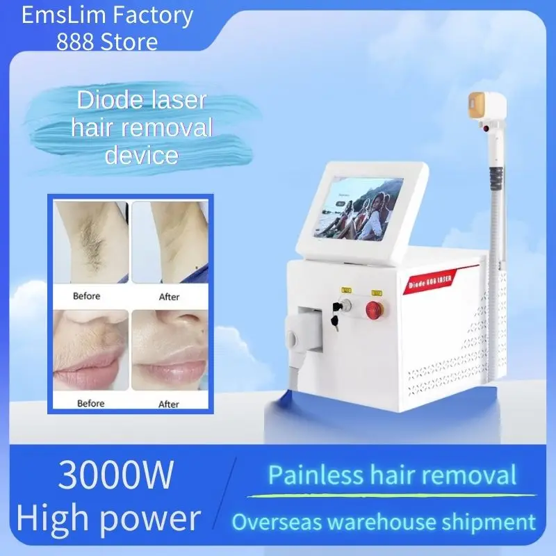 

The Latest Professional Ice Laser Hair Removal Machine With 755nm, 808nm, 1064nm Diode Laser Hair Removal.