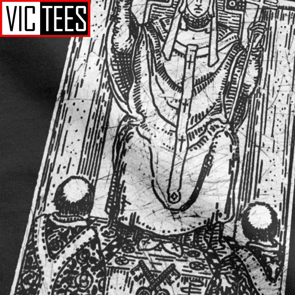 The Hierophant Tarot Card Tshirt Major Arcana Telling Occult Men T-Shirt Pure Cotton