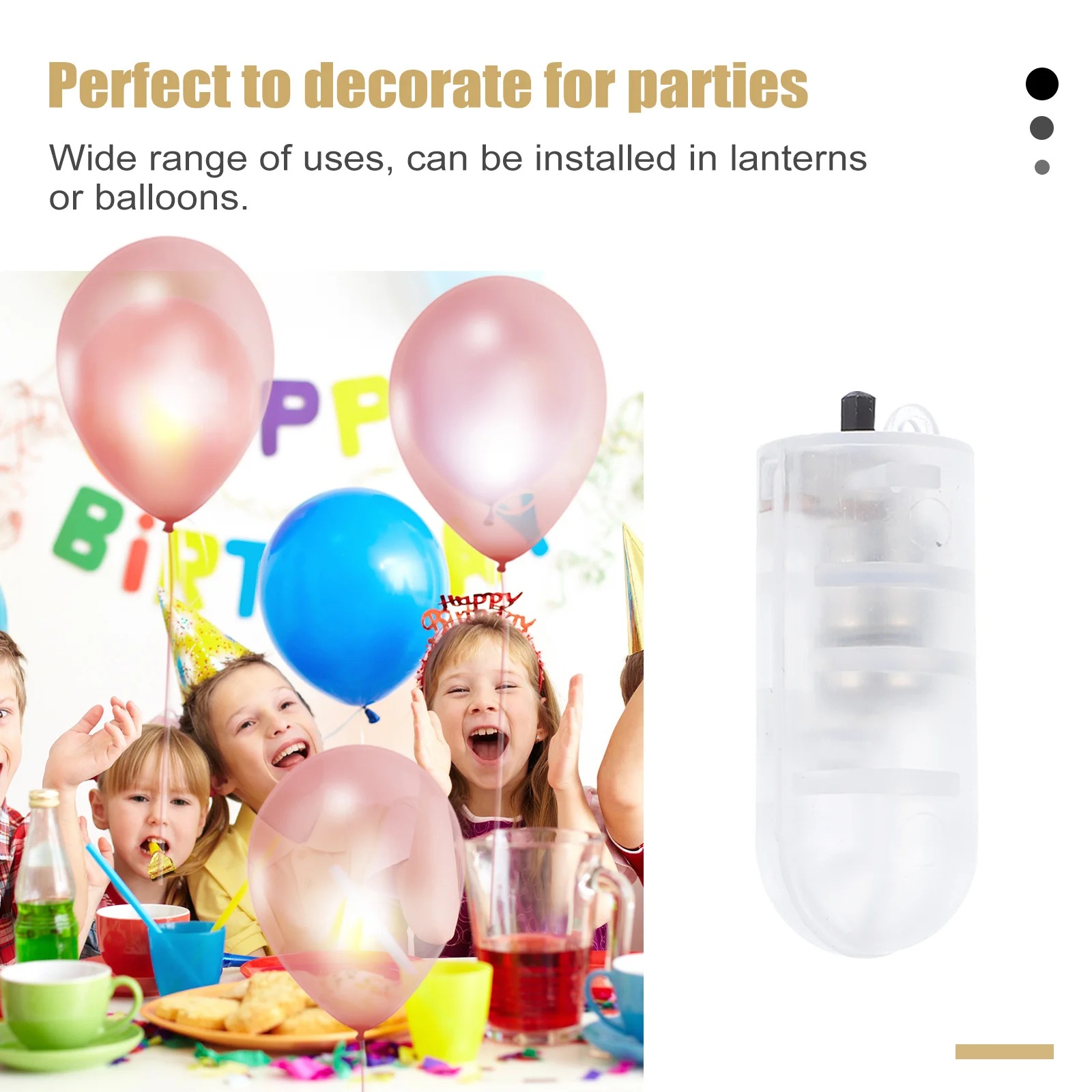 

30Pcs LED Balloon Lights Mini Operated Small Light Bulbs for Birthday Wedding Christmas Party Decor Wicks