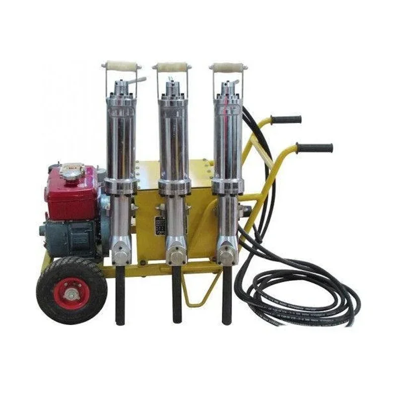 Quarry hydraulic crack rock drill stone separator