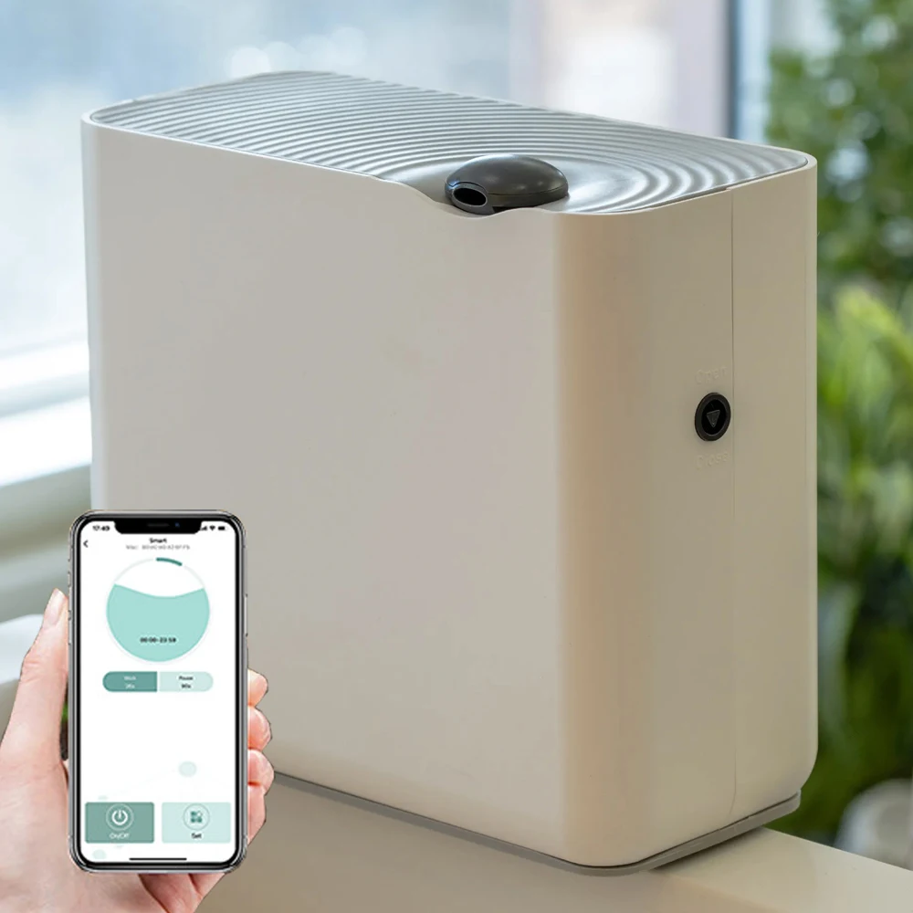 Smart Scent Air hine for Whole Home Large Waterless Room Fragrance Diffuser Bluetooth / WIFI Control Smell for Home