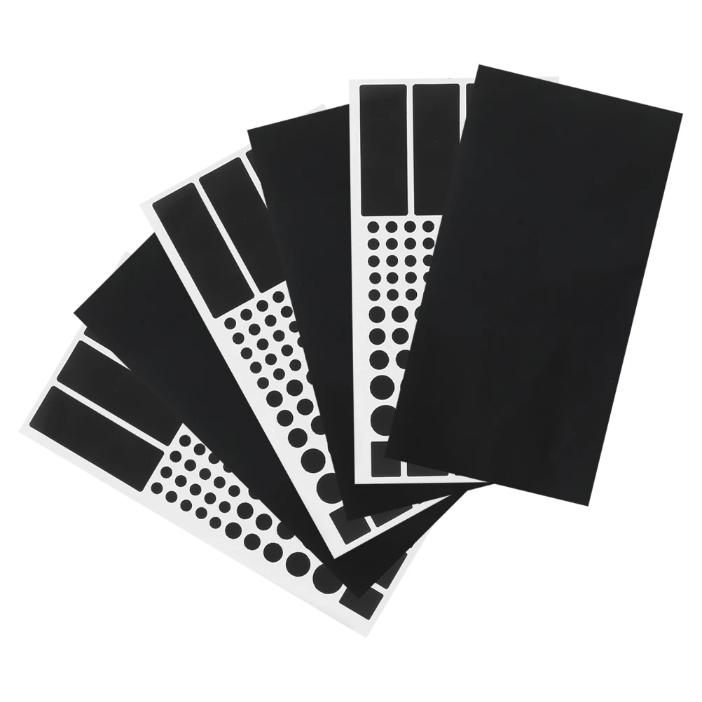 

6 Sheets Light Blocking Stickers LED Dimming Stickers Adjustable Brightness Blackout Sheets for Routers Electronics Light Covers
