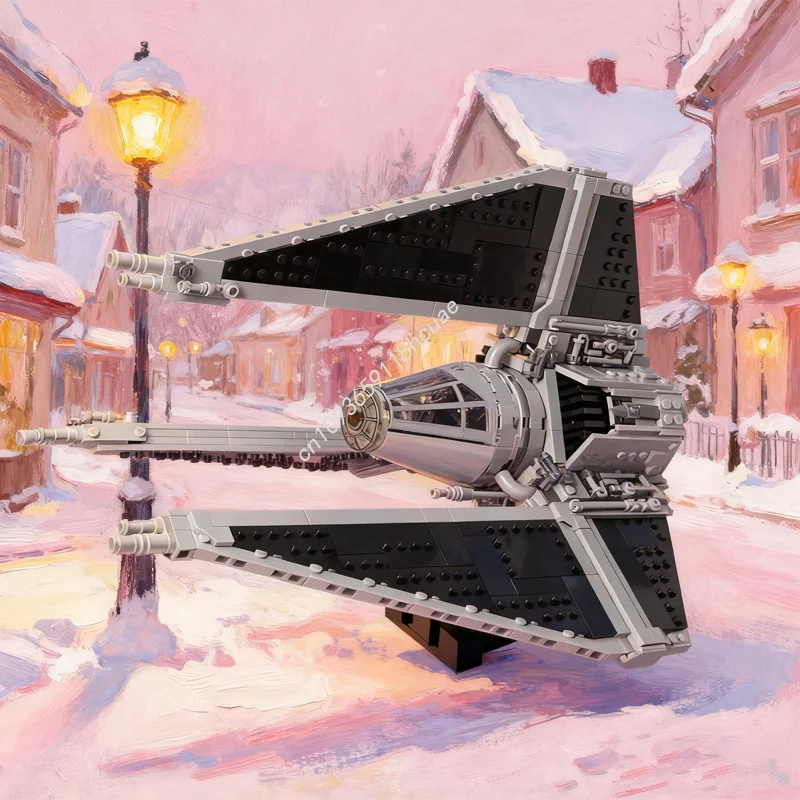 1159 pièces MOC TIE Phantom mise à jour étoile bataille modèle blocs de construction Architecture jouet idée créative éducation cadeaux de noël brique