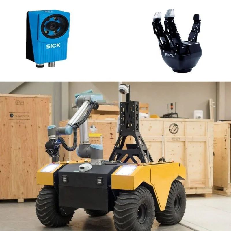 UR3 UR5 Collaborative Arm 20kg Payload, Compact Tabletop Cobot for Screw Driving, Polishing with Force Sensor